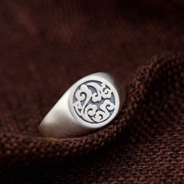 Solid 925 Sterling Silver AUSPICIOUS CLOUDS Ring